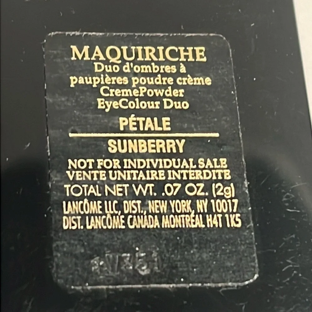 Lancôme Maquiriche Eyeshadow Duo Petal Sunberry - Travel Size